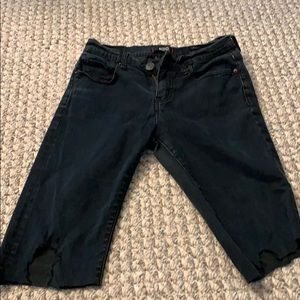 My old bdg jeans into shorts